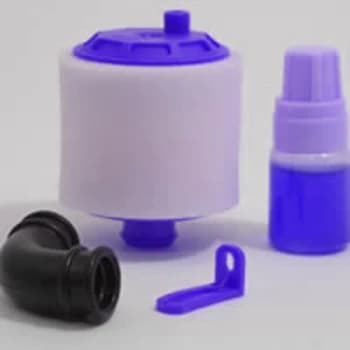 Fastrax 1/8Th Air Filter W/Oil Re-Buildable - Blue