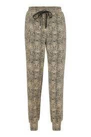 Mela London Brown Leopard Joggers - S
