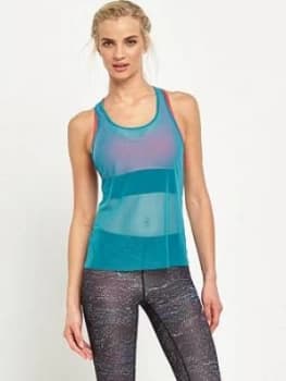 New Balance Mesh Tank Turquoise Size L Women