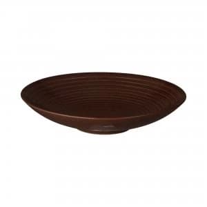 Denby Studio Craft Walnut Medium Ridged Bowl