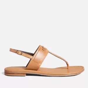 Ted Baker Jazmiah Toe-Post Leather Sandals - UK 3