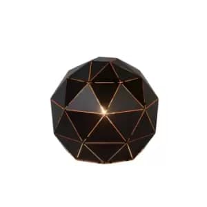 Otona Modern Table Lamp - Ø25cm - 1xE27 - Black
