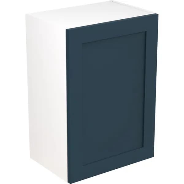 Kitchen Kit Ready Made Shaker Kitchen Cabinet Wall Unit Ultra Matt 500mm in Indigo Blue