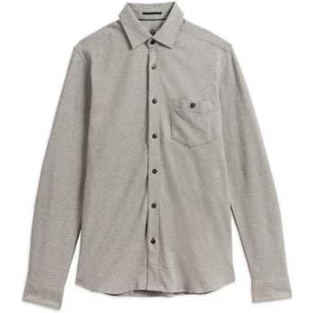 Ted Baker Morty Texture Shirt - GREY-MARL