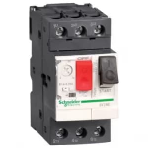 Schneider GV2ME06 3 Pole 1.6A 690Vac Thermal Magnetic Circuit Breaker