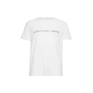 Calvin Klein Jeans Calvin Klein Jeans Institutional T-Shirt Mens - White
