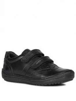 Geox Hadriel Strap School Shoes - Black, Size 1 Older