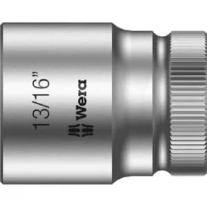 Wera 8790 HMC Zyklop 1/2" Drive Hexagon Socket Imperial 1/2" 13/16"