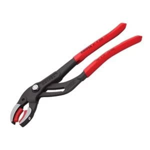Knipex Plastic Pipe Grip Pliers Plastic Jaws Black 250mm - 75mm Capacity