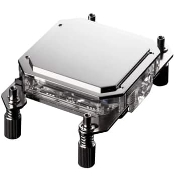 Phanteks Glacier C350A CPU Water Block Acrylic Cover RGB LED - Chrome