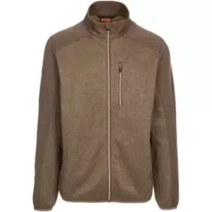 Trespass Mens Tansorton Full Zip Fleece (S) (Cashew)