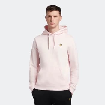 Mens Pullover Hoodie - Light Pink - L
