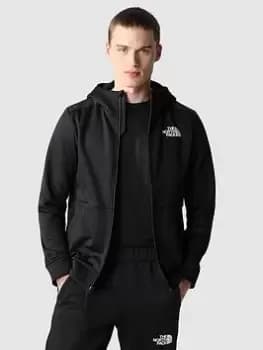 The North Face Mountain Athletics Full Zip Fleece - Black, Size S, Men