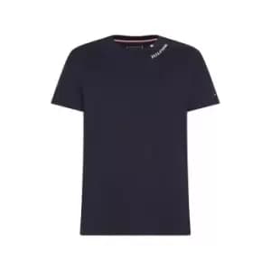 Tommy Hilfiger Rwb Neckline Pique Tee - Blue
