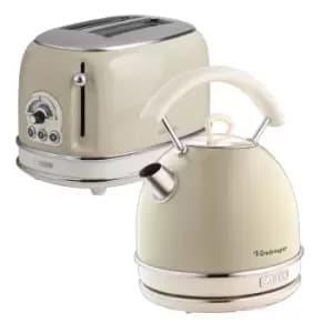 Ariete ARPK10 Vintage 2 Slice Toaster & 1.7L Dome Kettle