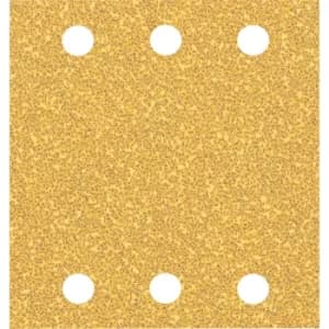 Bosch Expert C470 Punched Hook and Look Sanding Sheets 115mm x 107mm 40g Pack of 10