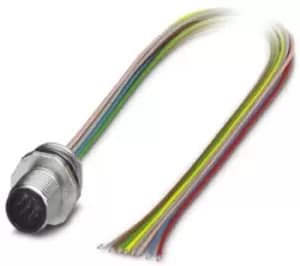 Phoenix Contact Bulkhead Mount Connector, 8 Contacts, M12 Connector