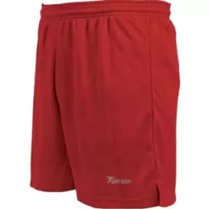 Precision Childrens/Kids Madrid Shorts (M-L) (Red)