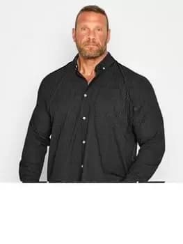 BadRhino Black Dobby Shirt, Black, Size 2XL, Men