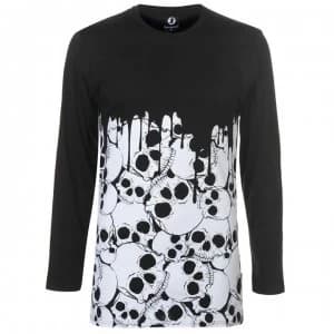 Fearless Illustration Fearless LS T Shirt Mens - Skulls
