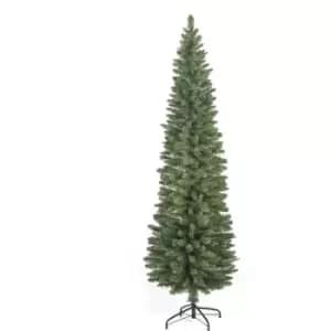 Christmas Tree Slim 8ft / 240cm Green Pencil Tree - Green