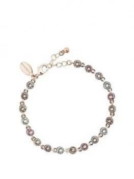 Jon Richard Sw Rose Gold Tennis Bracelet
