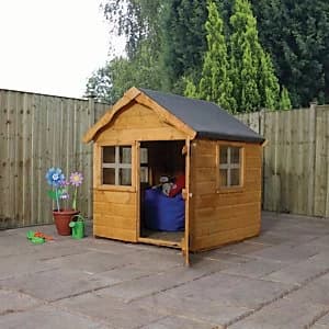 Mercia 4 x 4ft Wooden Snug Playhouse