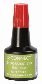Q-Connect Red Endorsing Ink 28ml (Pack of 10)