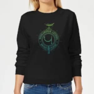 Harry Potter Wingardium Leviosa Womens Sweatshirt - Black