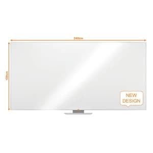 Nobo 1903912 Classic Nano Clean Whiteboard 2400 x 1200mm