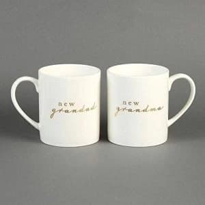 Bambino New Bone China Mug Pair - New Grandma & Grandad