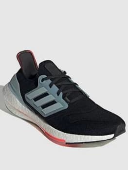 adidas Ultraboost 22 Running Shoes - Black/Grey, Size 12, Men