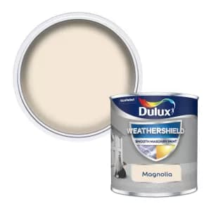 Dulux Weathershield All Weather Protection Magnolia Smooth Masonry Paint 250ml