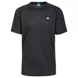 Trespass Mens Debase Short Sleeve Active T-Shirt (XS) (Black)