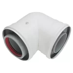 Vaillant Ecotec/Ecomax 125mm 87 Degree Boiler Flue Bend - 504891