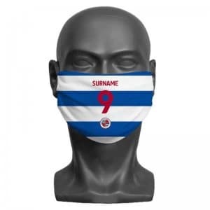 Personalised Reading FC Shirt Face Mask