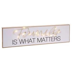 LED Oblong String Plaque Family
