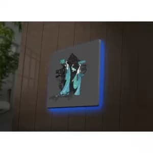 4040DACT-55 Multicolor Decorative LED Lighted Canvas Painting