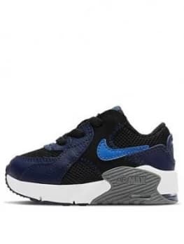 Nike Infant's Air Max Excee, Black/Blue, Size 4.5