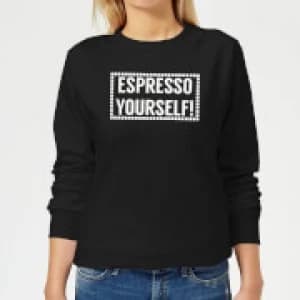 Espresso Yourself Womens Sweatshirt - Black - 3XL