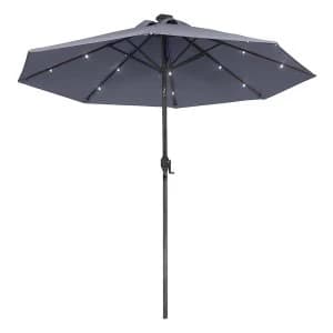 Charles Bentley LED Market Garden Parasol