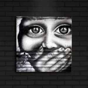 4040?ACT-3 Multicolor Decorative LED Lighted Canvas Painting