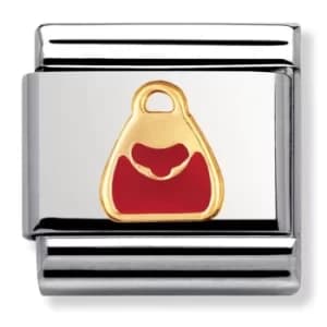 Nomination CLASSIC Gold Daily Life Red Handbag Charm 030208/09