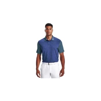 Under Armour Mens Playoff Polo 2.0 - Royal/Stadium Green - M Size: Med