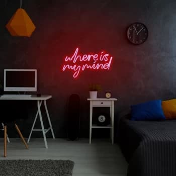 Where Is My Mind - Red Red Wall Lamp