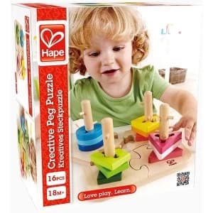 Hape Wooden Creative Peg Puzzle