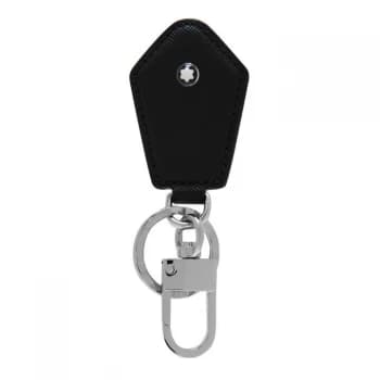 Mont Blanc - Mont Blanc Sartorial Key Fob Diamond Shape - Key Rings - Black