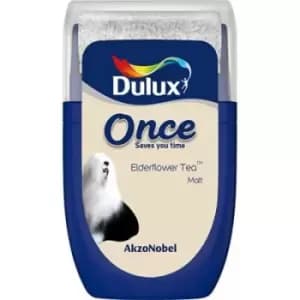Dulux Once Elderflower Tea Matt Emulsion Paint 30ml