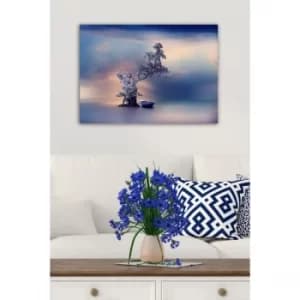 1296856171-5070 Multicolor Decorative Canvas Painting