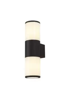 Wall Lamp 2 x E27, IP54, Anthracite, Opal
